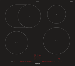 Zeige Details für Siemens EH601LFC1E iQ300 Induktionskochfeld 60 cm Schwarz autark Bild von Siemens EH601LFC1E iQ300 Induktionskochfeld 60 cm Schwarz autark