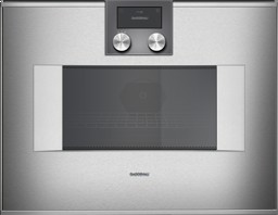 Zeige Details für Gaggenau Mikrowellen-Backofen BM450110 Serie 400 Edelstahl hinterlegte Vollglastür Rechtsanschlag Bedienung oben Bild von Gaggenau Mikrowellen-Backofen BM450110 Serie 400 Edelstahl hinterlegte Vollglastür Rechtsanschlag Bedienung oben