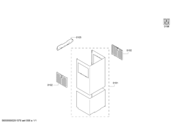 Zeige Details für Gaggenau Abluftkamin Edelstahl, AD442012, 4242006246679 Bild von Gaggenau Abluftkamin Edelstahl, AD442012, 4242006246679
