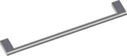 Zeige Details für Gaggenau Möbelgriff mit 2 HalterungenEdelstahlLänge 45 cmBohrabstand 427 mm, GH045010, 4242006171445 Bild von Gaggenau Möbelgriff mit 2 HalterungenEdelstahlLänge 45 cmBohrabstand 427 mm, GH045010, 4242006171445