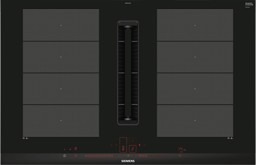 Bild von Siemens EX875LX67E iQ700 Induktions Kochfeld mit integriertem Dunstabzug 80 cm Mit Rahmen aufliegend