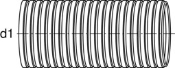 Zeige Details für V-ZUG Alu-Schlauch, hochflexibel, D=125 mm, H42053 Bild von V-ZUG Alu-Schlauch, hochflexibel, D=125 mm, H42053