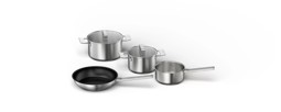 Zeige Details für Bosch HEZ9SE040 Kochgeschirr-Set 4-teilig Bild von Bosch HEZ9SE040 Kochgeschirr-Set 4-teilig