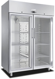 Zeige Details für FORS DGCV 1401 GESSL Gastronomie-Kühlschrank, doppelte Glastür, Edelstahl, GN 2/1 Bandung links fest/rechts fest Edelstahl Bild von FORS DGCV 1401 GESSL Gastronomie-Kühlschrank, doppelte Glastür, Edelstahl, GN 2/1 Bandung links fest/rechts fest Edelstahl