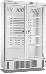 Zeige Details für FORS DCCV 800 WG Gewerbe-Kühlschrank, doppelte Glastür, weiss Bandung links fest/rechts fest Weiss Bild von FORS DCCV 800 WG Gewerbe-Kühlschrank, doppelte Glastür, weiss Bandung links fest/rechts fest Weiss