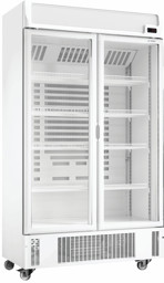 Zeige Details für FORS DCCDV 800 WG Gewerbe-Kühlschrank, doppelte Glastür/Display, weiss Bandung links fest/rechts fest Weiss Bild von FORS DCCDV 800 WG Gewerbe-Kühlschrank, doppelte Glastür/Display, weiss Bandung links fest/rechts fest Weiss