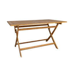 Zeige Details für CONTINI Gartentisch klappbar 80x140x74cm Eucalyptus Bild von CONTINI Gartentisch klappbar 80x140x74cm Eucalyptus