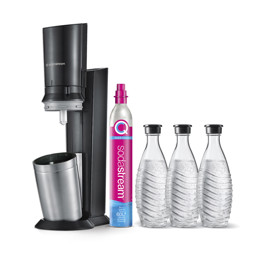 Zeige Details für SodaStream Crystal Mega Pack inkl. 3 Glaskaraffen 0.7L Bild von SodaStream Crystal Mega Pack inkl. 3 Glaskaraffen 0.7L