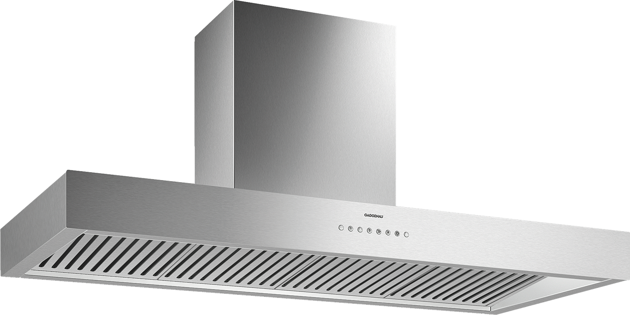 Bild von Gaggenau Wandesse AW442120 Serie 400 Edelstahl Breite 120 cm Abluft-/Umluftbetrieb Ohne Motor Lieferung ohne Kamin