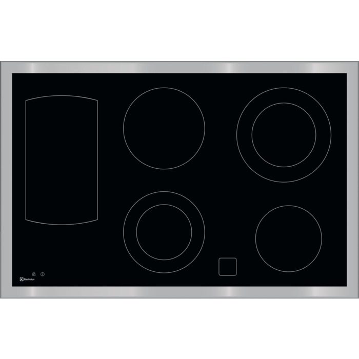 Bild von ELECTROLUX GK80LPLCN, Glaskeramik-Kochfeld, Chrom, Rahmenart: Übermassrahmen, 949596654