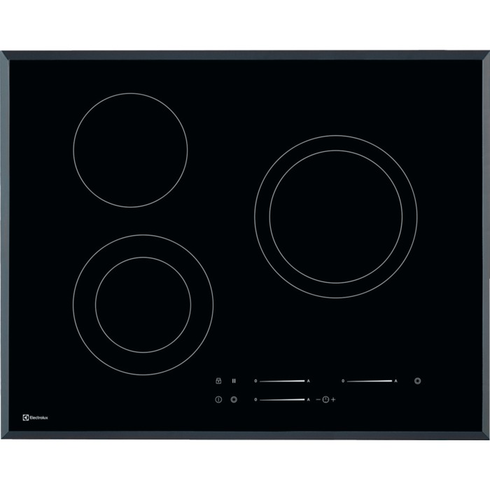 Bild von ELECTROLUX GK65TSF, Glaskeramik-Kochfeld, Chrom, Rahmenart: Facettenschliff, 949596648