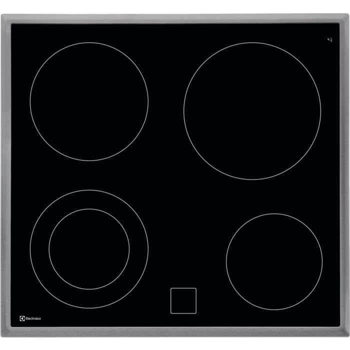 Bild von ELECTROLUX GK58PCN, Glaskeramik-Kochfeld, Chrom, Rahmenart: Normal, 949596659