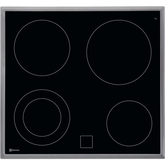 Bild von Electrolux GK58PCN Glaskeramik-Kochfeld 60 cm Chrom, 949596659