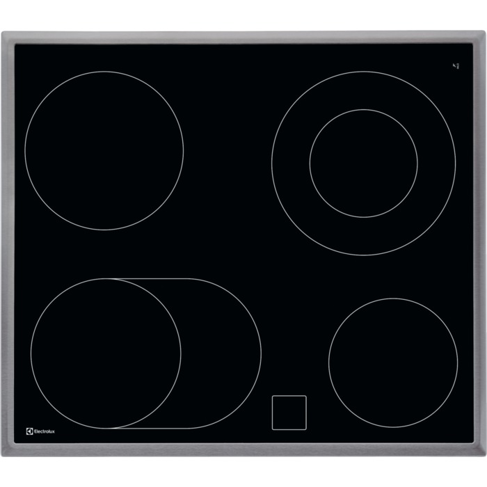 Bild von Electrolux GK58CCN Glaskeramik Kochfeld externe Bedienung 60 cm, 949596658