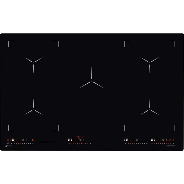 Bild von ELECTROLUX GK80TSILO, Induktions-Kochfeld, Schwarz, Rahmenart: Rahmenlos, 949596679