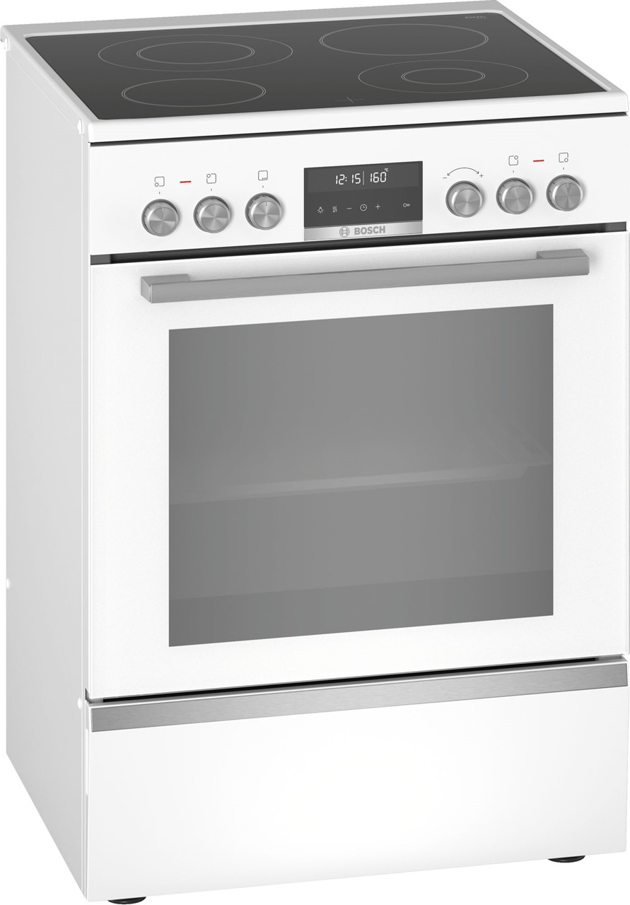 Bild von Bosch HKS79R220 Serie 6 Freistehender Elektroherd Weiss