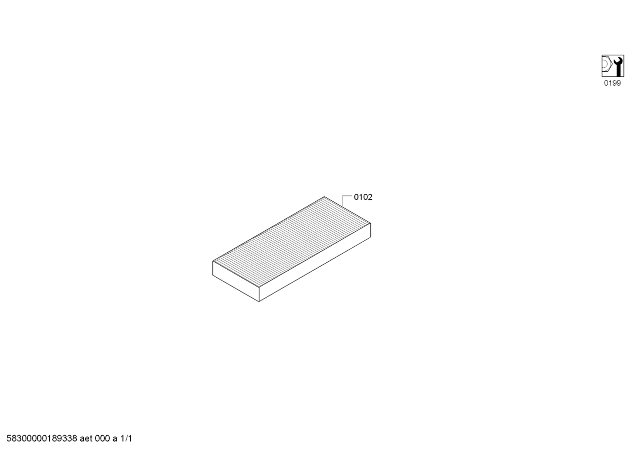 Bild von Gaggenau Aktivkohlefilter mit besonders hoher Geruchsreduktion durch vergrößerte Oberfläche. Für Umluftmodul AA 210 812, AA210110
