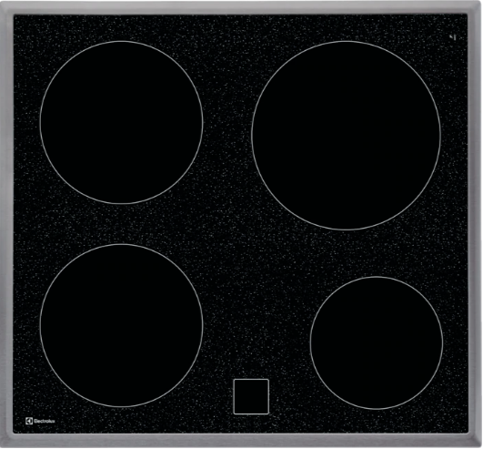 Bild von ELECTROLUX GK58YCN, Glaskeramik-Kochfeld, Chrom, Rahmenart: Normal, 949596952