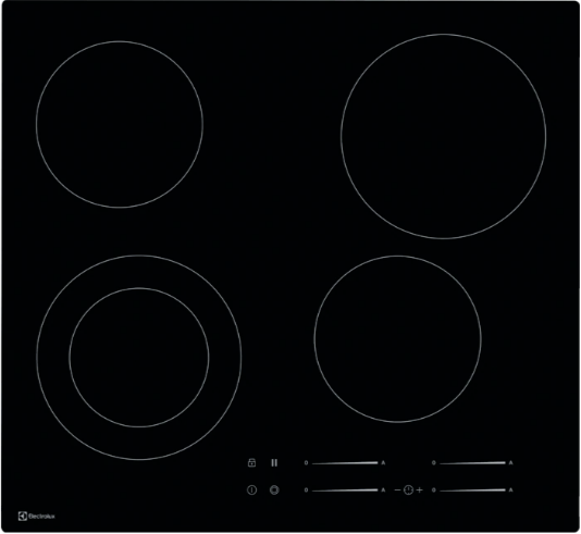 Bild von ELECTROLUX GK56TSO, Glaskeramik-Kochfeld, Schwarz, 949596886
