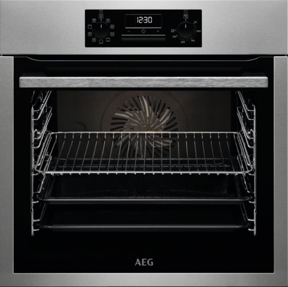Bild von AEG BOBZRM Einbaubackofen Katalyse 60x60 cm Chrom, 944 188 843