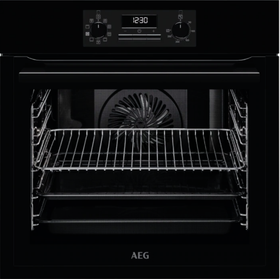 Bild von AEG BOBZDB Einbaubackofen 60x60 cm BakingPlus Schwarz, 944188844