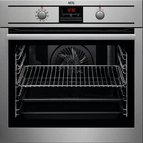 Bild von AEG BOBEPM Einbaubackofen 60x60 cm Pyrolyse Chrom, 944 188 842