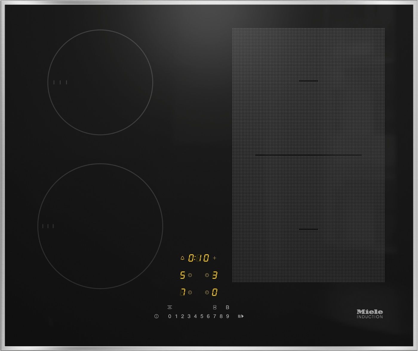 Bild von MIELE KM 7464 FR Induktions-Kochfeld Edelstahlrahmen, 11153140