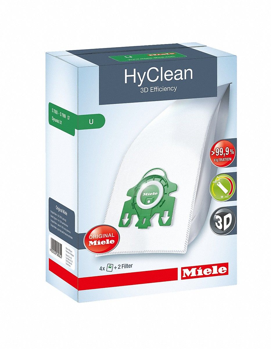 Bild von MIELE Staubsaugerbeutel U HyClean 3D, 10123250