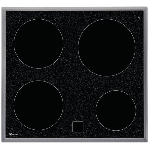 Bild von ELECTROLUX GK58CN, Glaskeramik-Kochfeld, Chrom, Rahmenart: Normal, 949596660