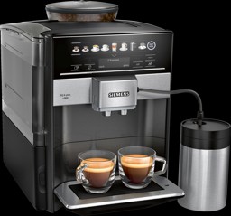 Bild von Siemens Kaffee-Vollautomat, EQ.6 plus s800, Schwarz, TE658509DE