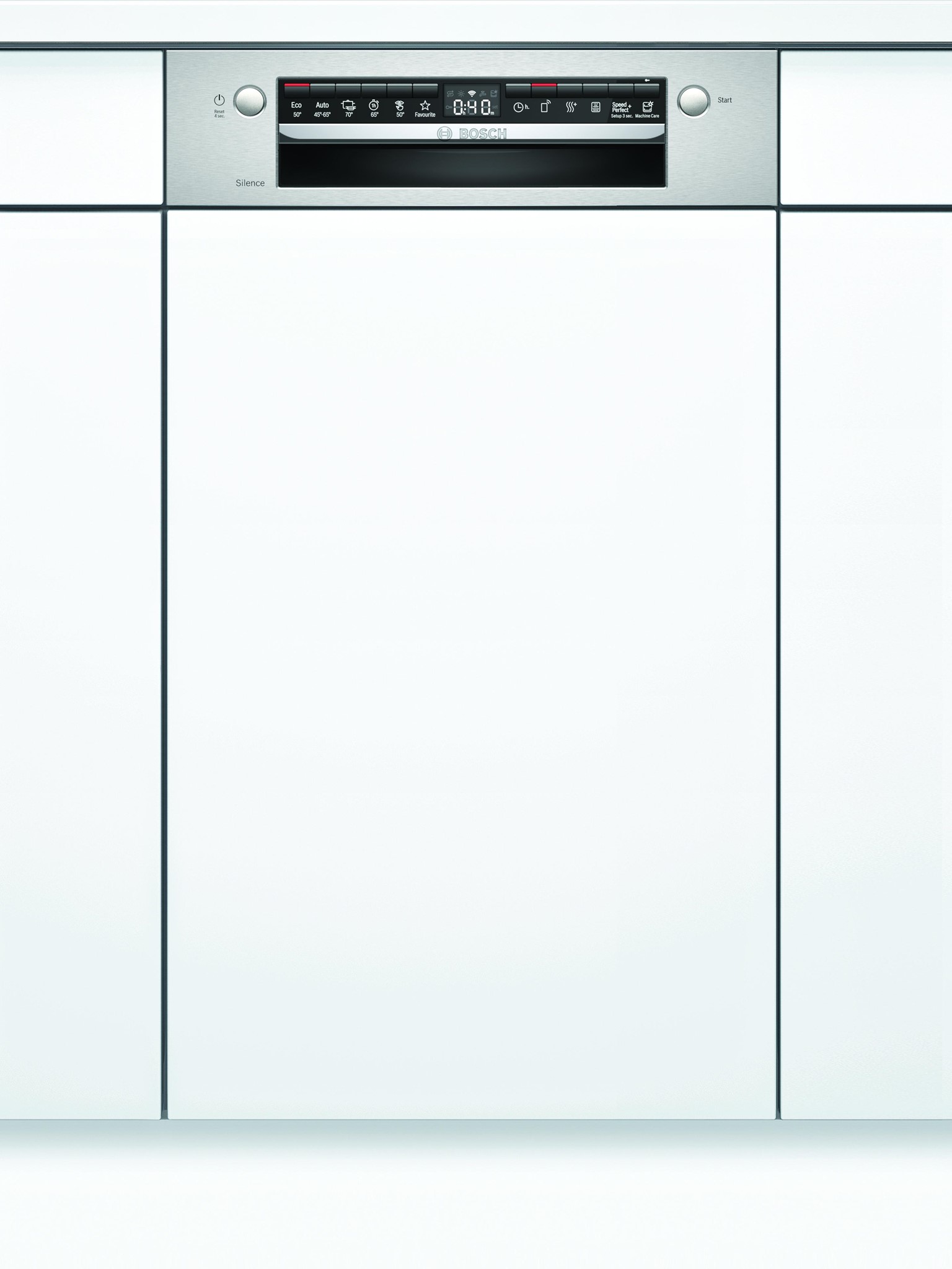 Bild von Bosch SPI4HKS53E Serie 4 Teilintegrierter Geschirrspüler 45 cm Edelstahl