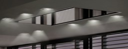 Bild von Wesco FVR 5-60 Deckenhaube schwarz Glas weiss, 4009348-320