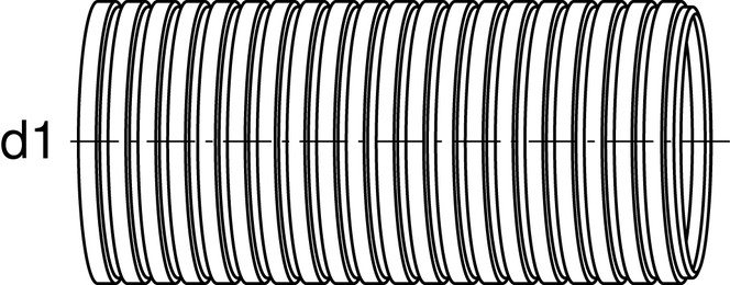 Bild von V-ZUG Alu-Schlauch, halbflexibel, D=125 mm