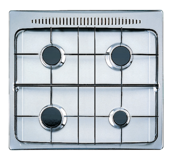 Bild von ELECTROLUX GKM44CN, Gas- Einbaukochmulde, Chrom, Anz. Kochzonen: 4, Ausschnitt, 949640997