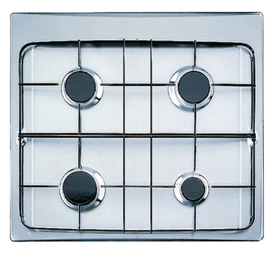 Bild von ELECTROLUX GKM45CN, Gas- Einbaukochmulde, Chrom, Anz. Kochzonen: 4, Ausschnitt, 949640996