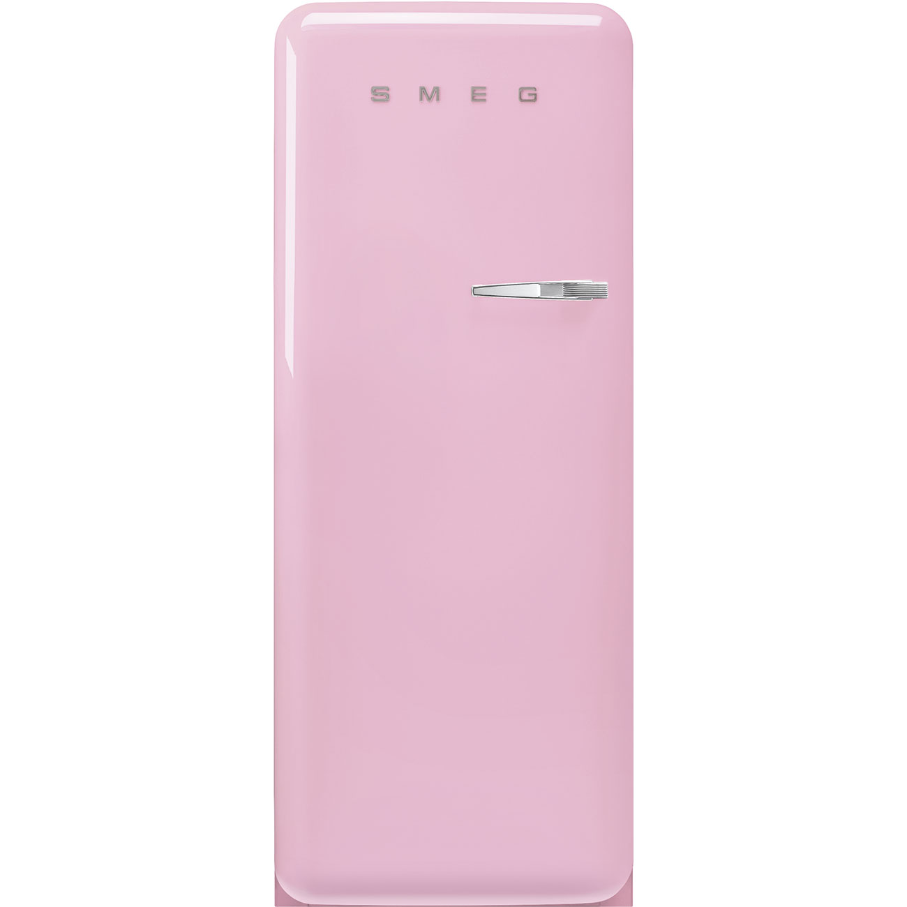 Bild von Smeg FAB28LPK5 Kühlschrank 50's RETRO STYLE CADILLAC PINK freistehend Links