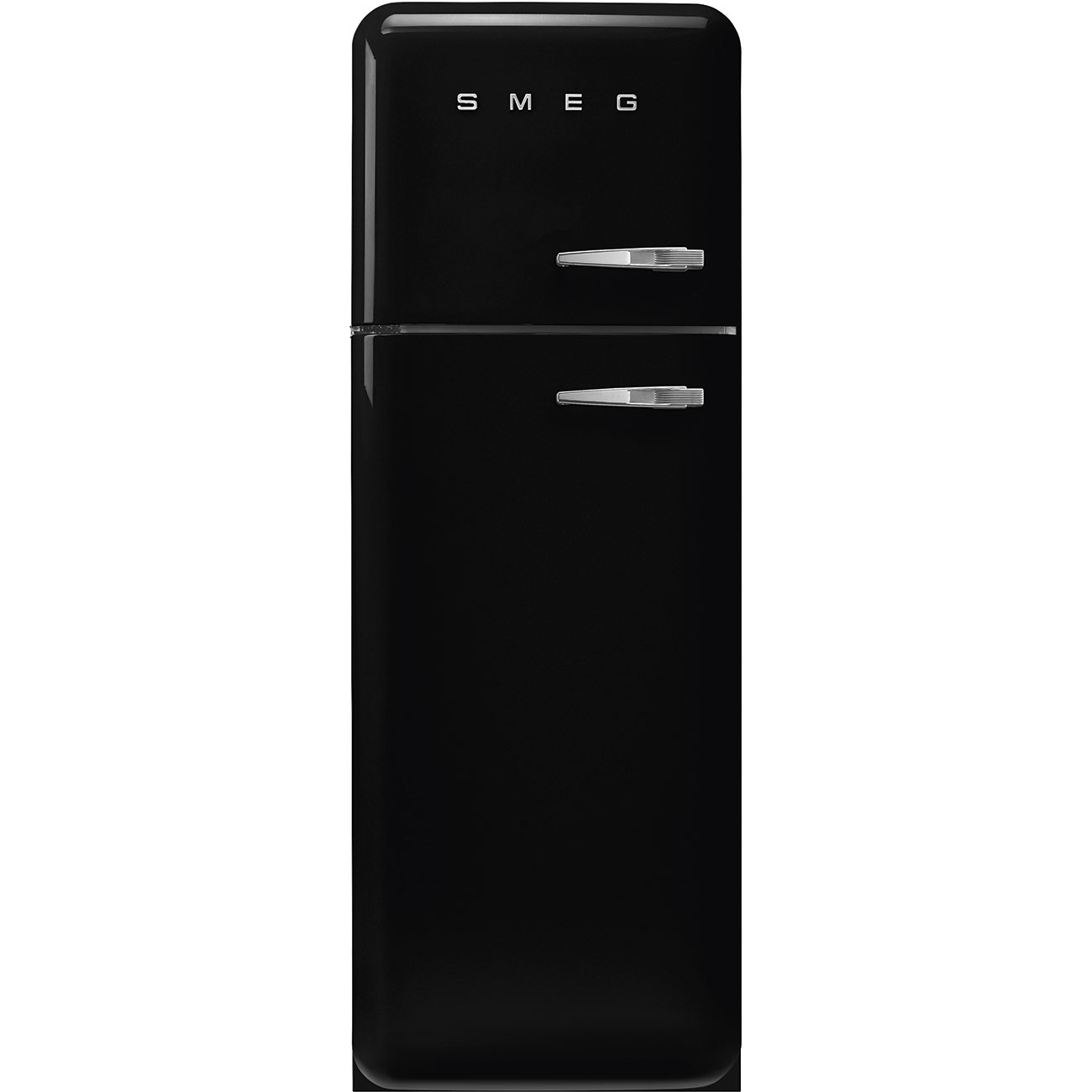 Bild von Smeg FAB30LBL5 Kühlschrank 50's RETRO STYLE SCHWARZ freistehend Links