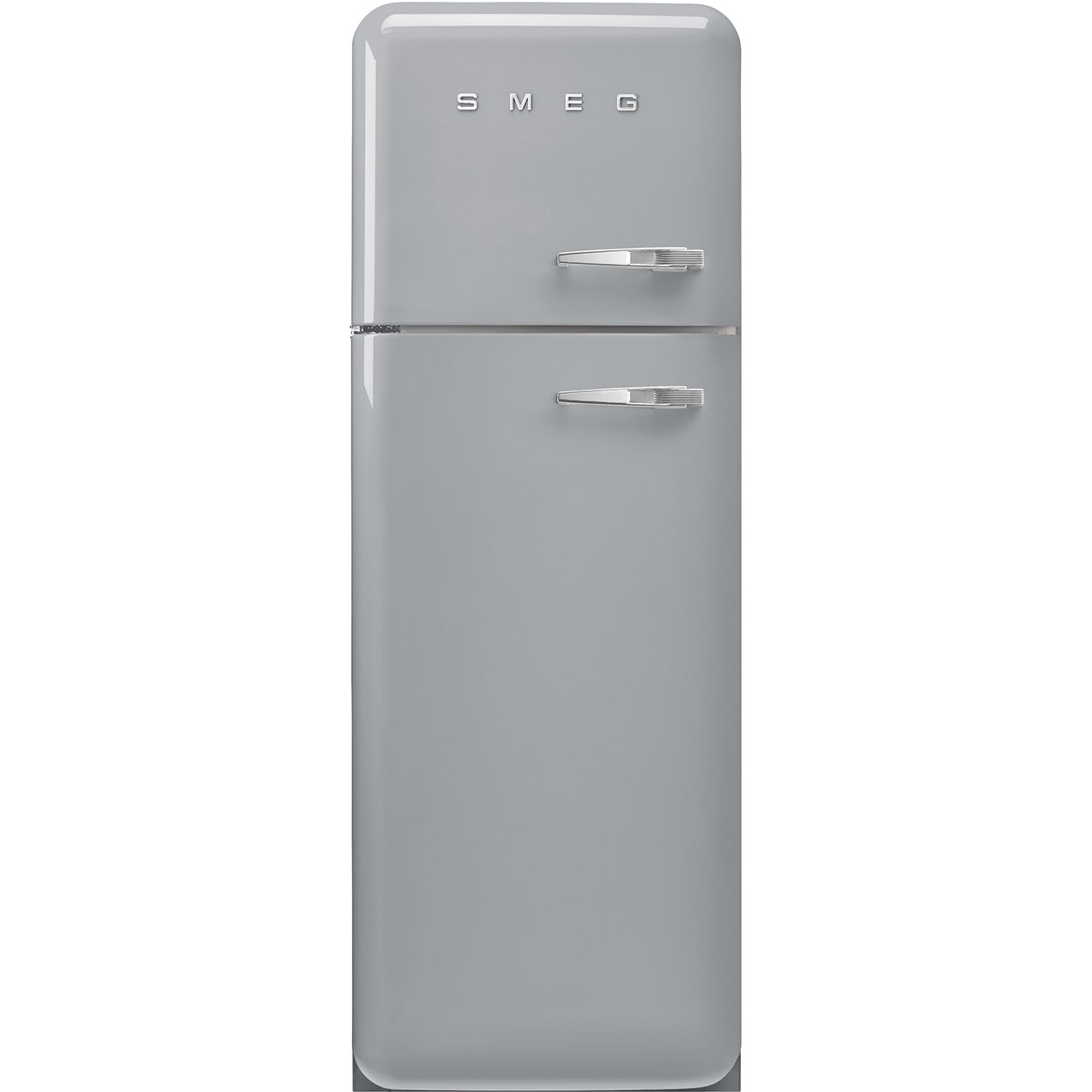 Bild von Smeg FAB30LSV5 Kühlschrank 50's RETRO STYLE SILBER freistehend Links