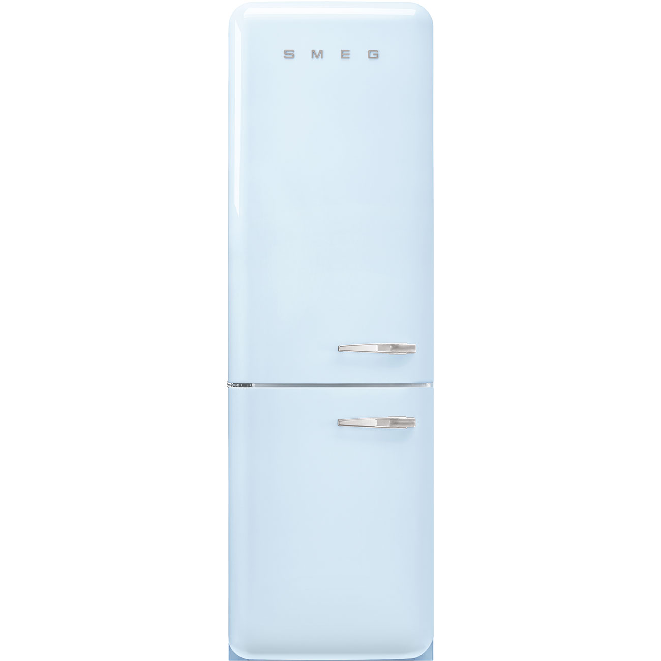 Bild von Smeg FAB32LPB5 Kühl/Gefrierkombination 50`s RETRO STYLE PASTELLBLAU No Frost, freistehend Links