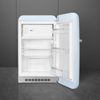 Bild von Smeg FAB10RPB5 Kühlschrank 50's RETRO STYLE PASTELLBLAU freistehend Rechts