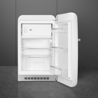 Bild von Smeg FAB10RWH5 Kühlschrank 50's RETRO STYLE WEISS freistehend rechts