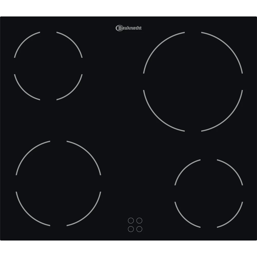 Bild von Bauknecht EK 3480 IN-1 Elektro-Kochfeld schwarz Einbaumodell 60 cm Euro-Norm, 869991014710