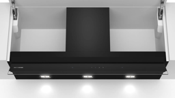 Bild von Siemens LJ97BAM60 iQ500 Integrierte Designhaube 90 cm Klarglas schwarz bedruckt