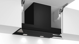 Bild von Bosch DBB67AM60 Serie 6 Integrierte Designhaube 60 cm Klarglas schwarz bedruckt
