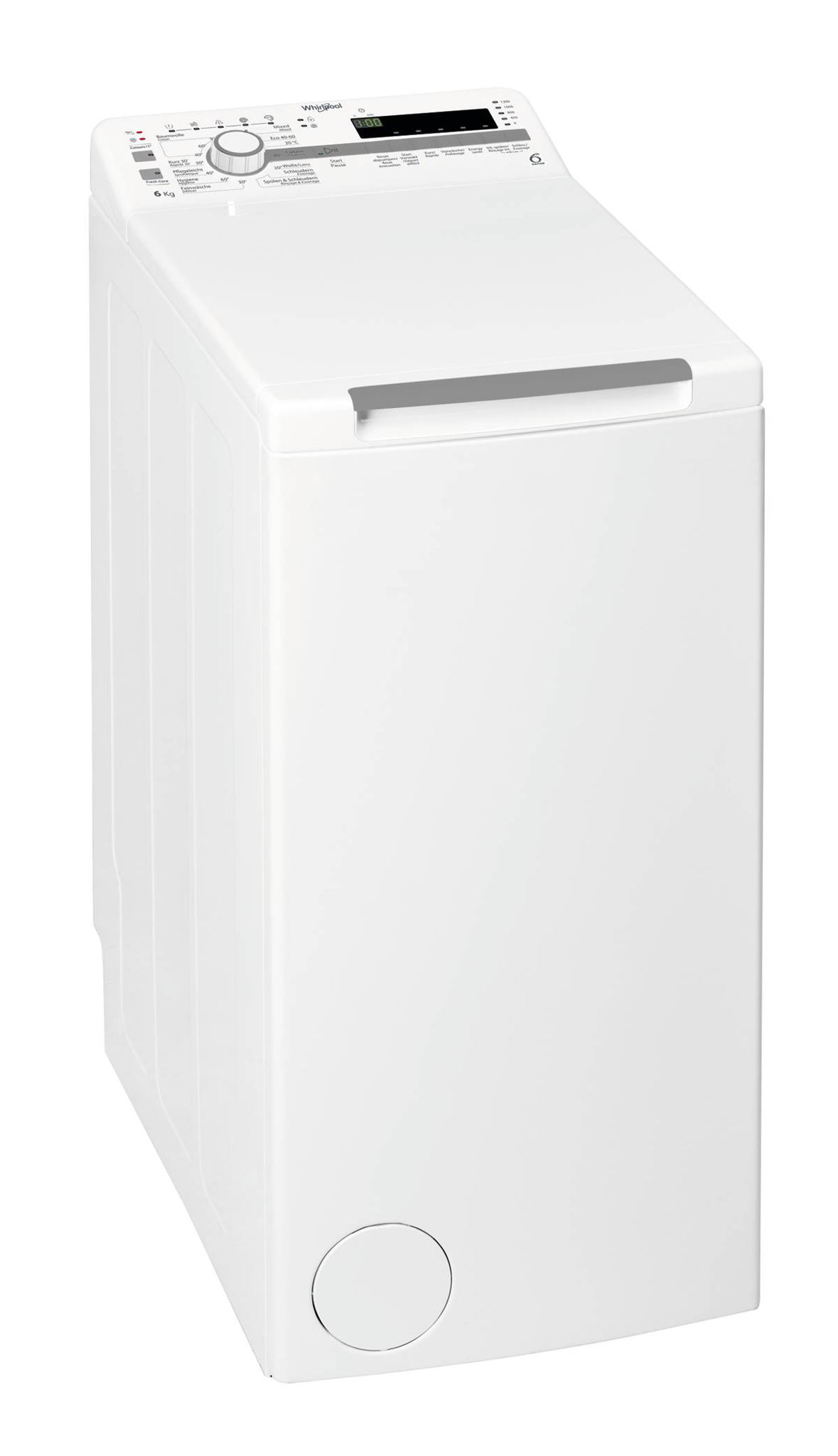 Bild von Whirlpool TDLR 6230S CH/N Waschmaschine Toplader 6 kg weiss
