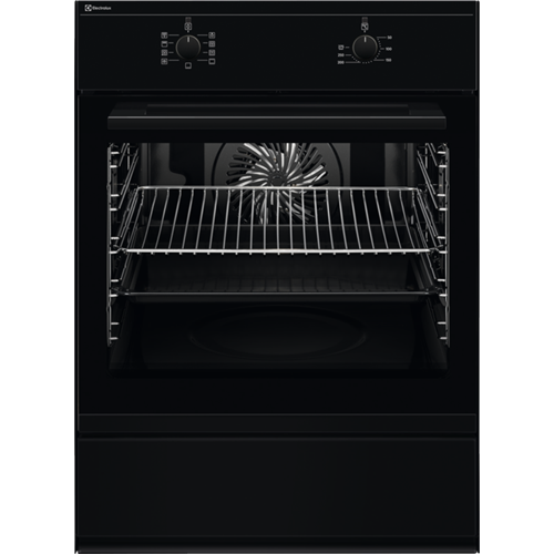 Bild von ELECTROLUX EB7L2SW, Backofen, Schwarz, Energiekl.: A+, Bedienungsart: Drehschalter, 944271459