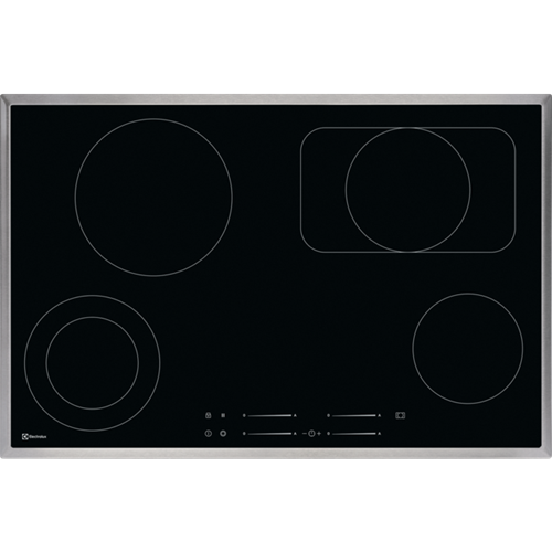 Bild von ELECTROLUX GK78TSCN, Glaskeramik-Kochfeld, Chrom, Rahmenart: Normal, 949596645