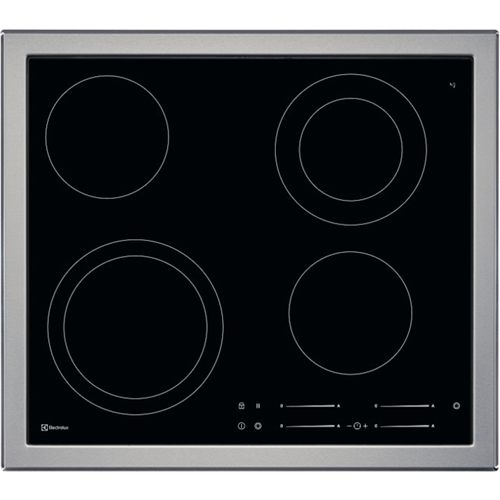 Bild von ELECTROLUX GK58TSPLCN, Glaskeramik-Kochfeld, Chrom, Rahmenart: Übermassrahmen, 949596650