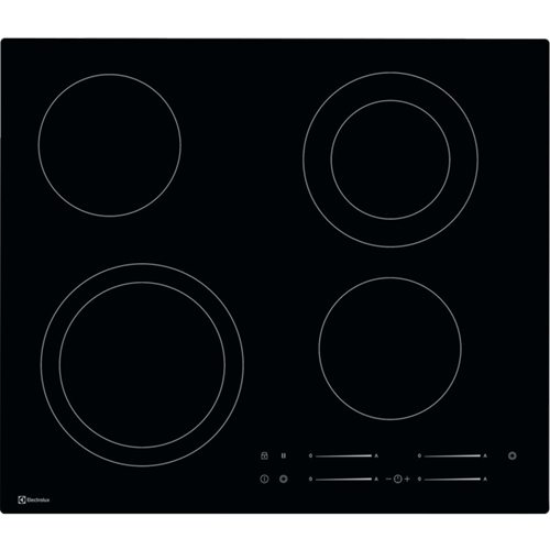 Bild von ELECTROLUX GK58TSO, Glaskeramik-Kochfeld, Schwarz, 949492650