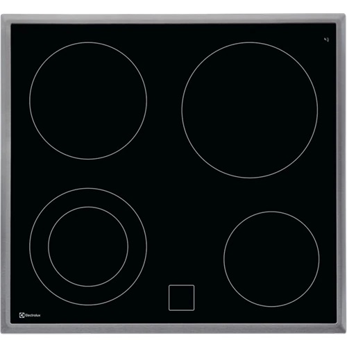 Bild von ELECTROLUX GK56PCN, Glaskeramik-Kochfeld, Chrom, Rahmenart: Normal, 949596662